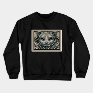 Fruit Bat Friend - Black Outlined Version Crewneck Sweatshirt